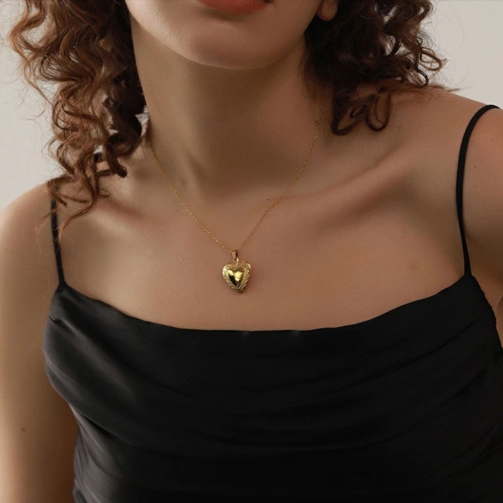 Heart Photo Locket Pendant